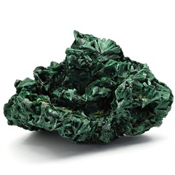 Малахит плисовый кристаллическое образование 91*63*49мм, 173г