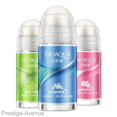 Дезодорант для тела освежающий антиперспирант против пота BioAqua 50ml арт. 8332