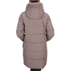 2197-2 BROWN Пальто зимнее женское OLAYEETE (200 гр. холлофайбера) размер 46
