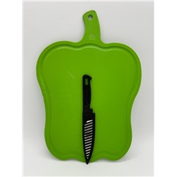 Н-р доска пластик Перец+нож (48шт) р-р 36см*25см