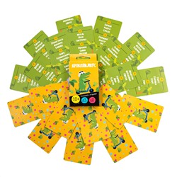 Настольная игра для компании «Крокодилиус» (28 карточек)