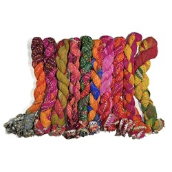 Шарф индийский шифоновый с принтом ПЕЙСЛИ и цветовыми переходами, РАЗНЫЕ ЦВЕТА, 1 шт.