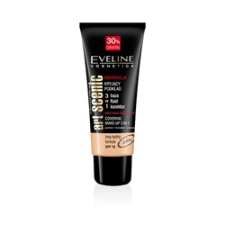 Тональный крем 30мл Art make-up Professional 3в1 светло-бежевый Eveline