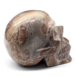 Резной череп из яшмы 93*58*72мм, 599г
