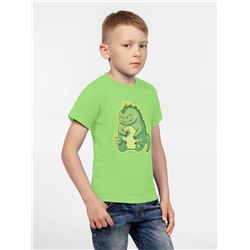 Футболка детская BabyZilla, зеленое яблоко