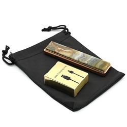 Зажигалка USB с камнем агат переливт