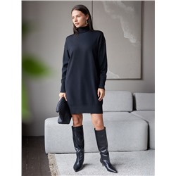 Платье тонкой вязки из хлопка с нейлоном