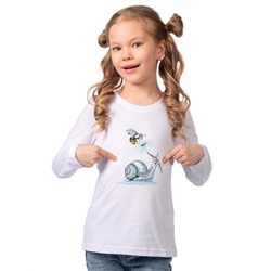 Лонгслив детский Белый