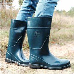 Сапоги высокие ПВХ (STEP) женские (арт. А-34) , цвета в ассортименте (уп. 12 пар)