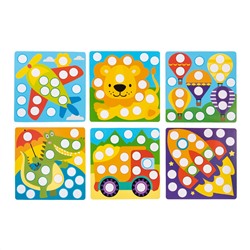 Развивающая игра для маленьких «Большое путешествие». Серия «Учись, играя» (разноцветные кружочки)