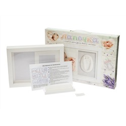 Набор для изготовления слепков ножек и ручек «Лапочка» с большой рамкой