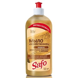 Жидкое мыло 500мл SAFO Хозяйственное универсальное IRIS