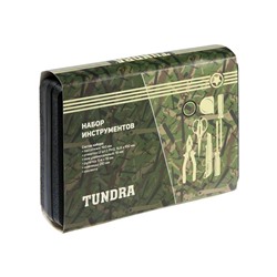 Набор инструментов в кейсе TUNDRA, универсальный, подарочная упаковка, 7 предметов