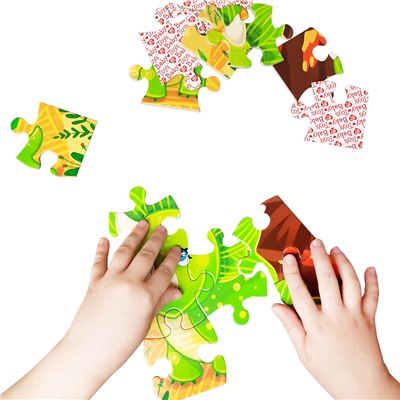 Пазл First Puzzle «Динозаврик» 16 элементов