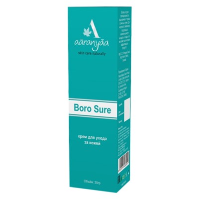 BORO SURE крем для ухода за кожей, Aaranyaa, 35 г.