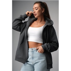 Женская толстовка из футера Happyfox