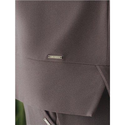 Джемпер с воротом на молнии из футера двухнитки с эластаном