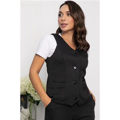 Жилет Мэнсфилд (черный) Б14085-13М