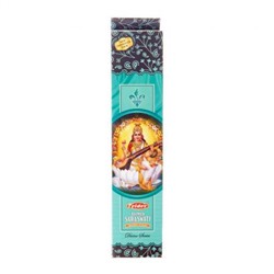 JAI MAA SARASWATI Incense Sticks, Tridev (ДЖЕЙ МАА САРАСВАТИ благовония, Тридев), 20 г.