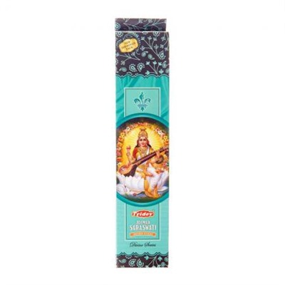 JAI MAA SARASWATI Incense Sticks, Tridev (ДЖЕЙ МАА САРАСВАТИ благовония, Тридев), 20 г.