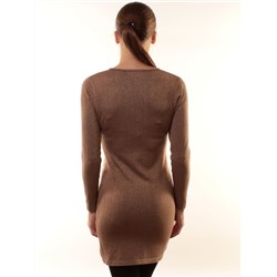 1507-12 Платье трикотажное (73% хлопок, 27% нейлон) размер свободный 44-46