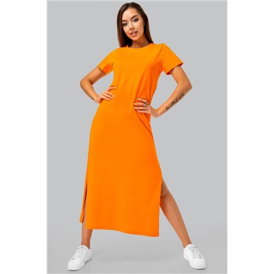 Однотонное женское платье-футболка Happyfox