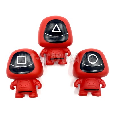 Игрушка Пищалка Игра в кальмара 3 шт в наборе igk-3, igk-3