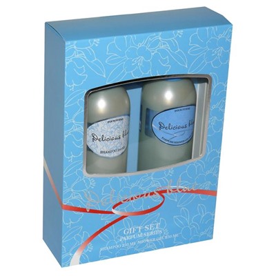 НАБОР жен.  DELICIOUS BLUE (шампунь 250мл + гель д/душа 250мл)