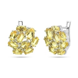 Серьги из серебра цитрин, Мекка