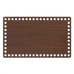 Прямоугольник 15 х 25 см. Орех