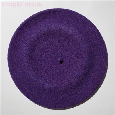 Берет Меланж фетр без отделки 11 Берет женский (56-58)