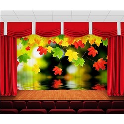Занавес Кленовые листья