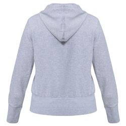 Толстовка женская Hooded Full Zip серый меланж