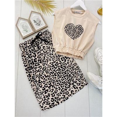 Костюм с юбкой 854671