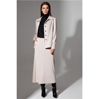 DiLiaFashion 0668 бежевый, Юбка,  Жакет