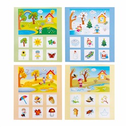 Деревянное лото «Времена года»