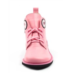 D1-2019 PINK Ботинки женские (натуральная кожа, байка) размер 38