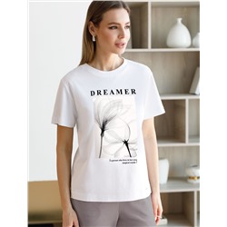 Футболка из премиального хлопка с авторским принтом