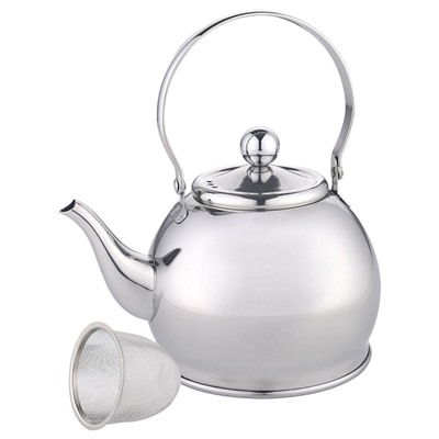 Чайник 1 л из нержавеющей стали с фильтром из нержавеющей стали WEBBER BE-0597