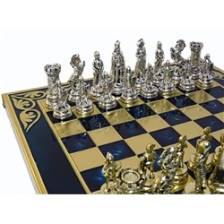 Шахматы с металлическими фигурами "Мария Стюарт" 450*450мм.