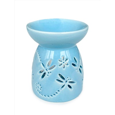 Аромалампа ГОЛУБАЯ СО СТРЕКОЗАМИ N310-99 (керамика, 9,5 см.), 1 шт.