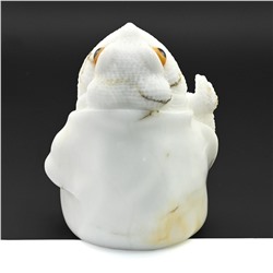 Фигурка из кальцита "Лягушка окей" 95*125*155мм