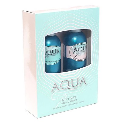 НАБОР жен.  AQUA GI (шампунь 250мл + гель д/душа 250мл)