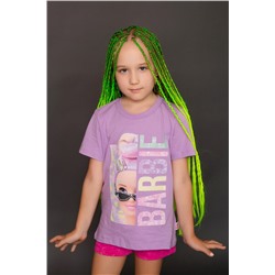 Футболка 22767 Barbie кор. рукав (Лиловый)