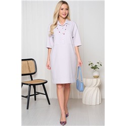 Платье серое в стиле Casual