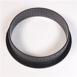 Набор колец перфорированных для выпечки термопластик 8*2 см, 6 шт