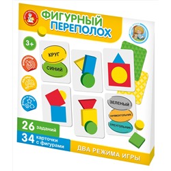 Обучающая игра для детей «Фигурный переполох». Серия «Учись, играя»