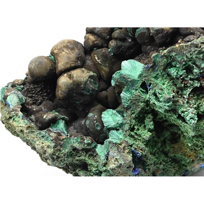 Азурмалахит камень 73*46*41мм, 160-169г