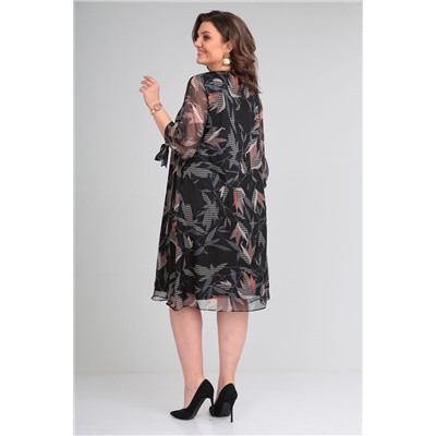 Michel chic 2127 черный-абстракция, Платье