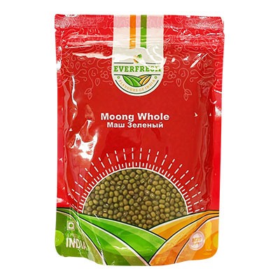 MUNG WHOLE, Everfresh (МАШ ЗЕЛЁНЫЙ, Эверфреш), 500 г. - СРОК ГОДНОСТИ ДО 30 ИЮНЯ 2025 ГОДА